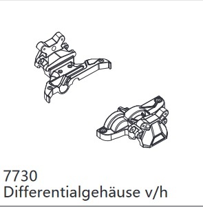 DF Models 7730 Differentialgehäuse (V/H)