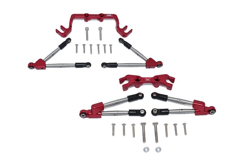 GPM Aluminium Front & Rear Tie Rods with Stabilizer