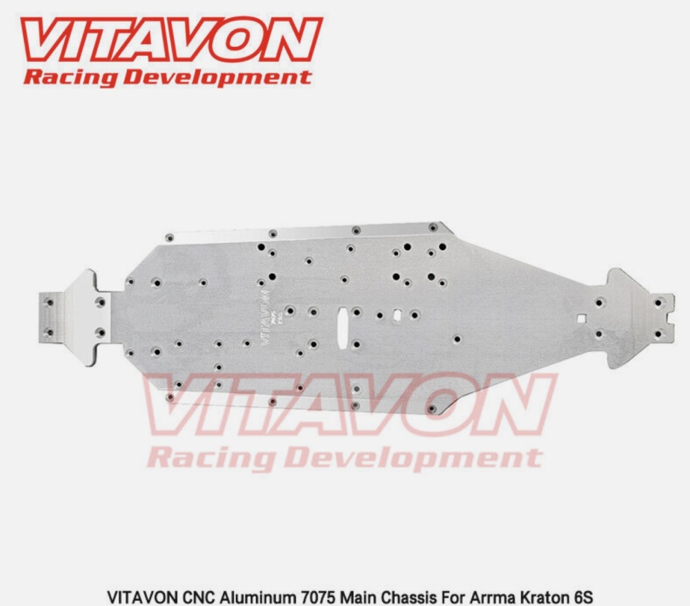 Vitavon Chassis-Platte Kraton 6s silber