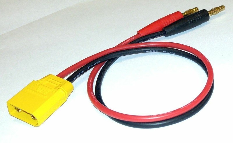 MLine Ladekabel XT90 / 4mm Bananenstecker