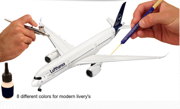 Revell Modell Farbset - Moderne Verkehrsflugzeuge