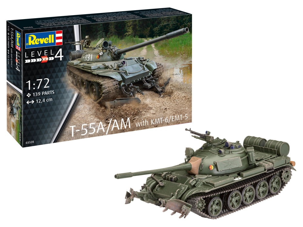Revell T-55A/AM with KMT-6/EMT-5