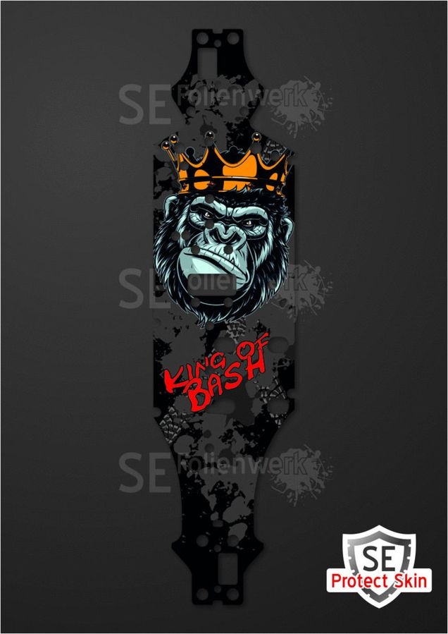 JS-Parts SE Protect Skin Printed D01 King of Bash