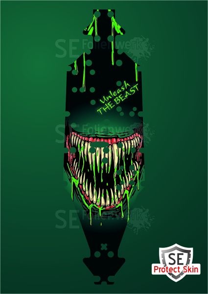 JS-Parts SE Protect Skin Printed D02 Unleash the Beast