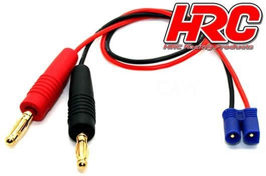 HRC Racing Ladekabel - Gold - Banana Plug zu EC2 Stecker