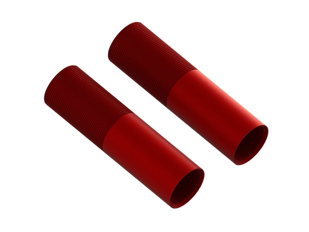Arrma Aluminium-Stoßdämpferkörper 24x88 mm (rot) (2)