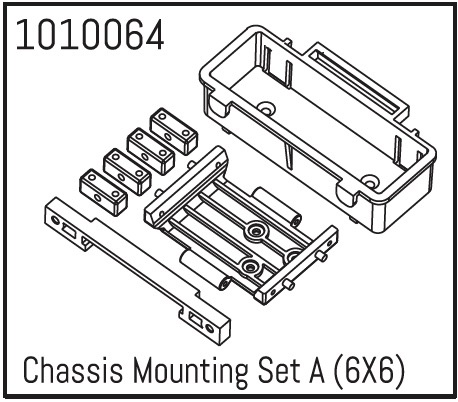 Absima Chassis Mounting Set A ( Trial Truck 6X6 )