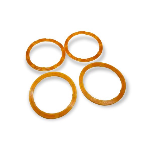 JS-Parts ultraflex Felgenringe für Reely Bash (4) orange