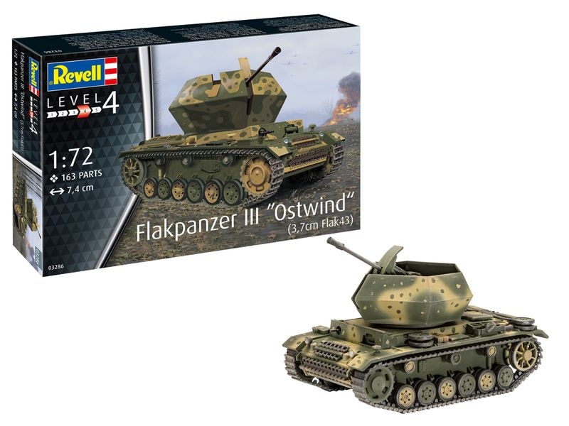 Revell Flakpanzer III Ostwind (3,7 cm Flak 43)