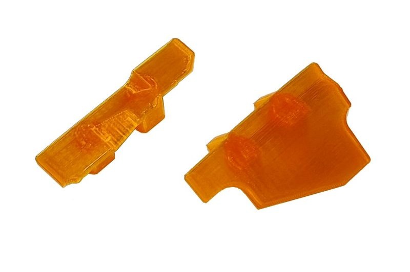 JS-Parts ultraflex Akkuhalter Abdeckplatten orange