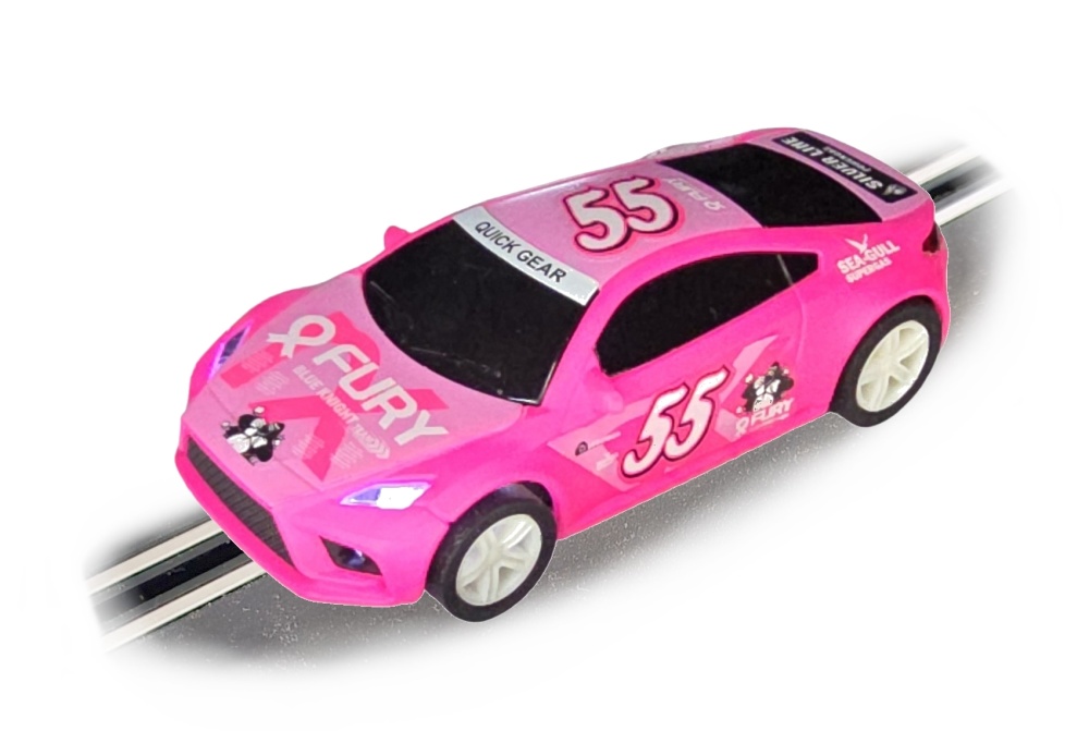 Joysway für Carrera Go !!! Car SuperFun-Fury 55 peach racer