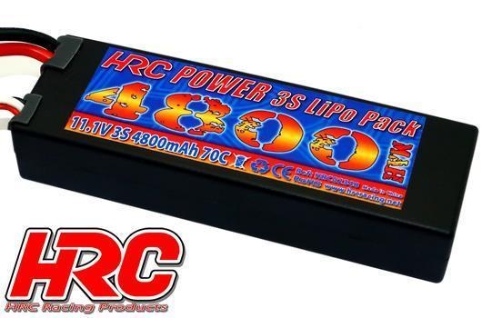 HRC Racing Akku - LiPo 3S - 11.1V 4800mAh 70C - RC Car -