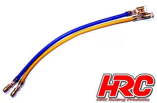 HRC Racing Motor Kabel - Bullet Gold 4mm (Tamiya Style)