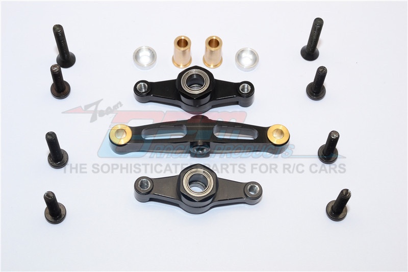 GPM alloy steering assembly with bearing - 1 PC for Tamiya