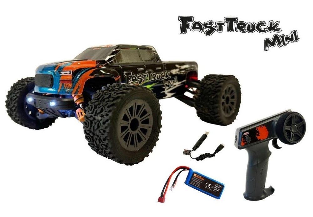 DF-Models FastTruck Mini 2.4GHz 1:16 Truggy - 4WD RTR