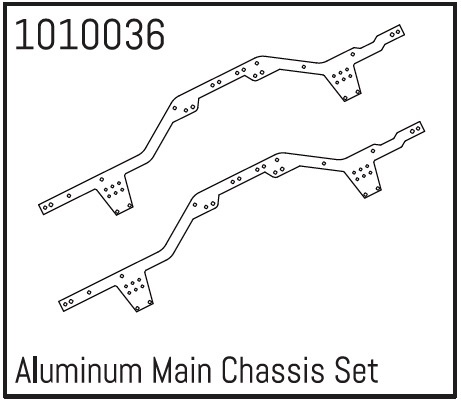 Absima Aluminum Main Chassis Set