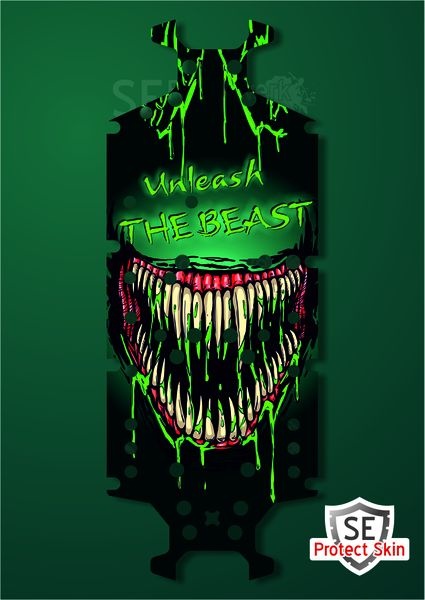 JS-Parts SE Protect Skin Printed D02 Unleash THE BEAST