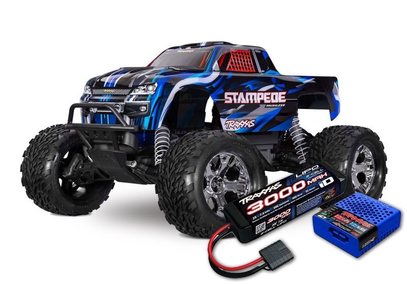 Traxxas Stampede 1/10 2WD Monster-Truck blau RTR BL-2S