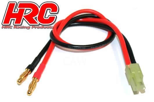 HRC Racing Ladekabel - Gold - Banana Plug zu Mini Tamiya