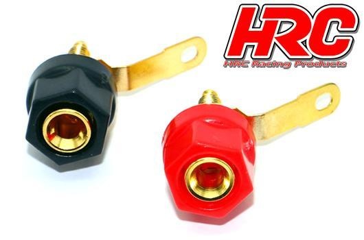 HRC Racing Stecker - Gold - 4.0mm - Box Ausgang - weibchen