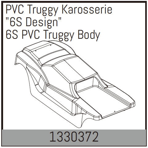 Absima PVC Truggy Karosserie 6S Design