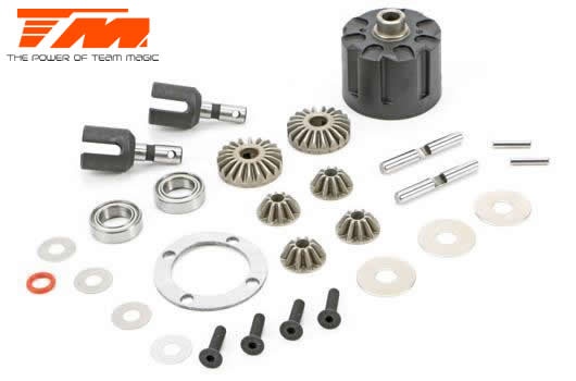 Team Magic Spare Part - E5 - Complete Differential Kit (F/R)