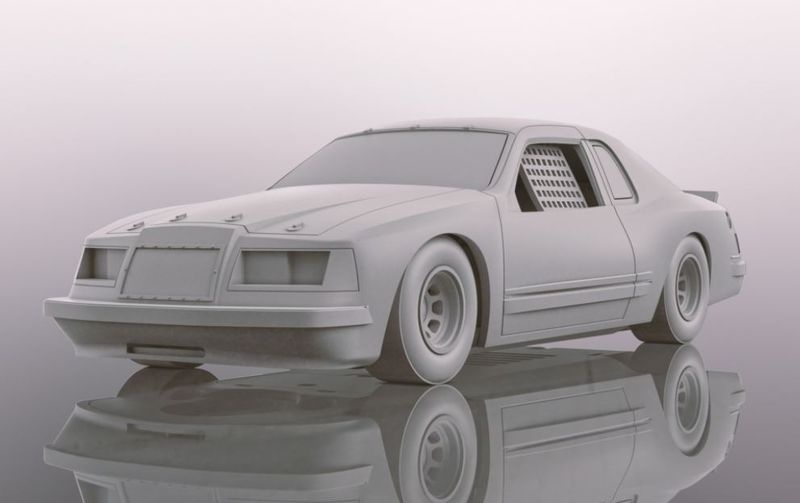 Scalextric/Superslot 1:32 Ford Thunderbird - Weiss SRR