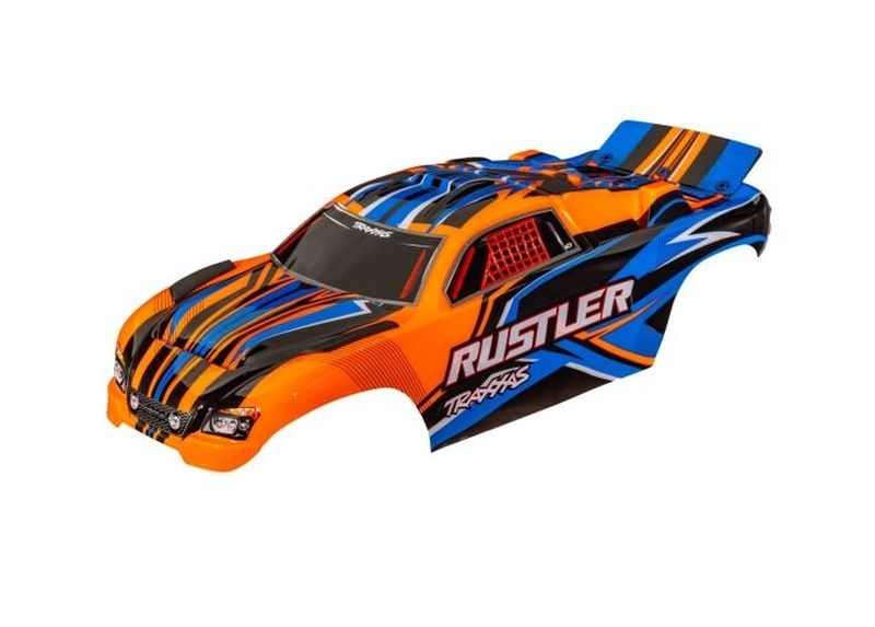 Traxxas Karosserie Rustler orange clipless TRAXXAS