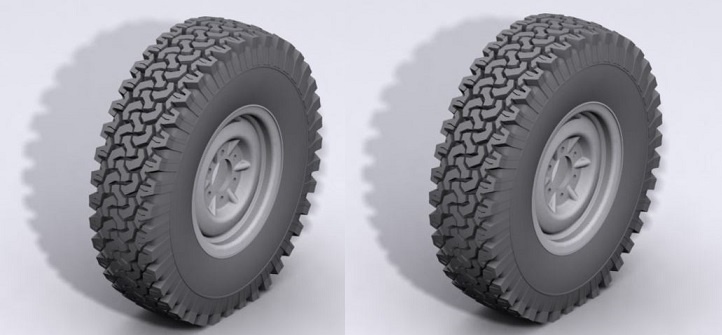 RC4WD Dirt Grabber 1.9 All Terrain Tires 1:10, 1 Paar