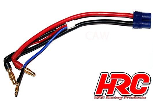 Auslauf - HRC Racing Fahr- und Ladekabel - 4mm Gold Stecker