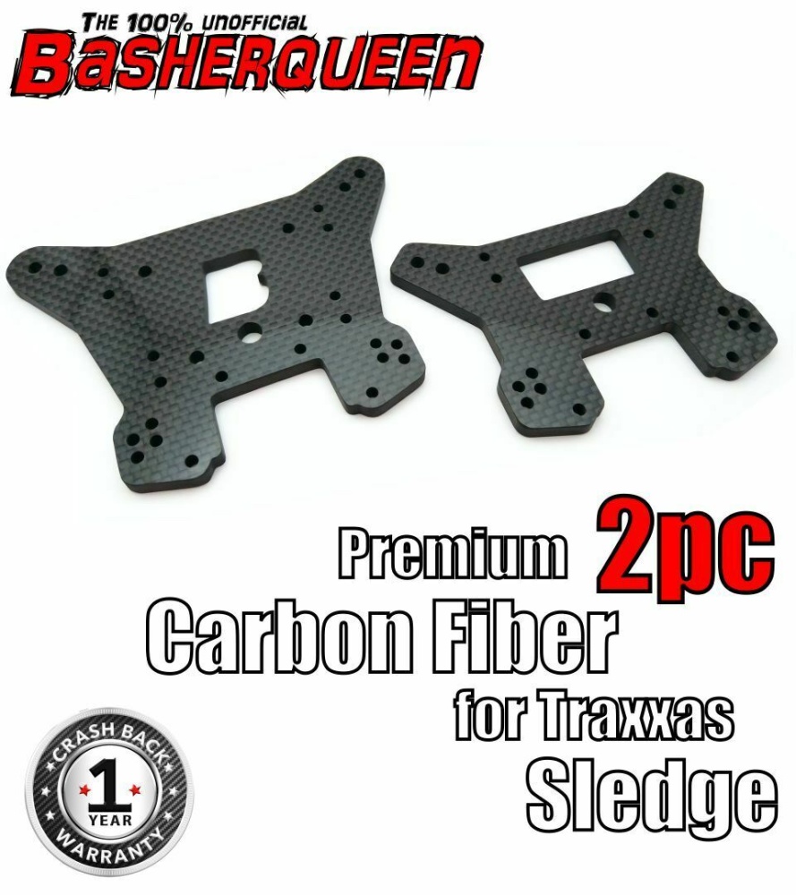 Basherqueen BQNT953839 Carbon Fiber Shock Tower Set