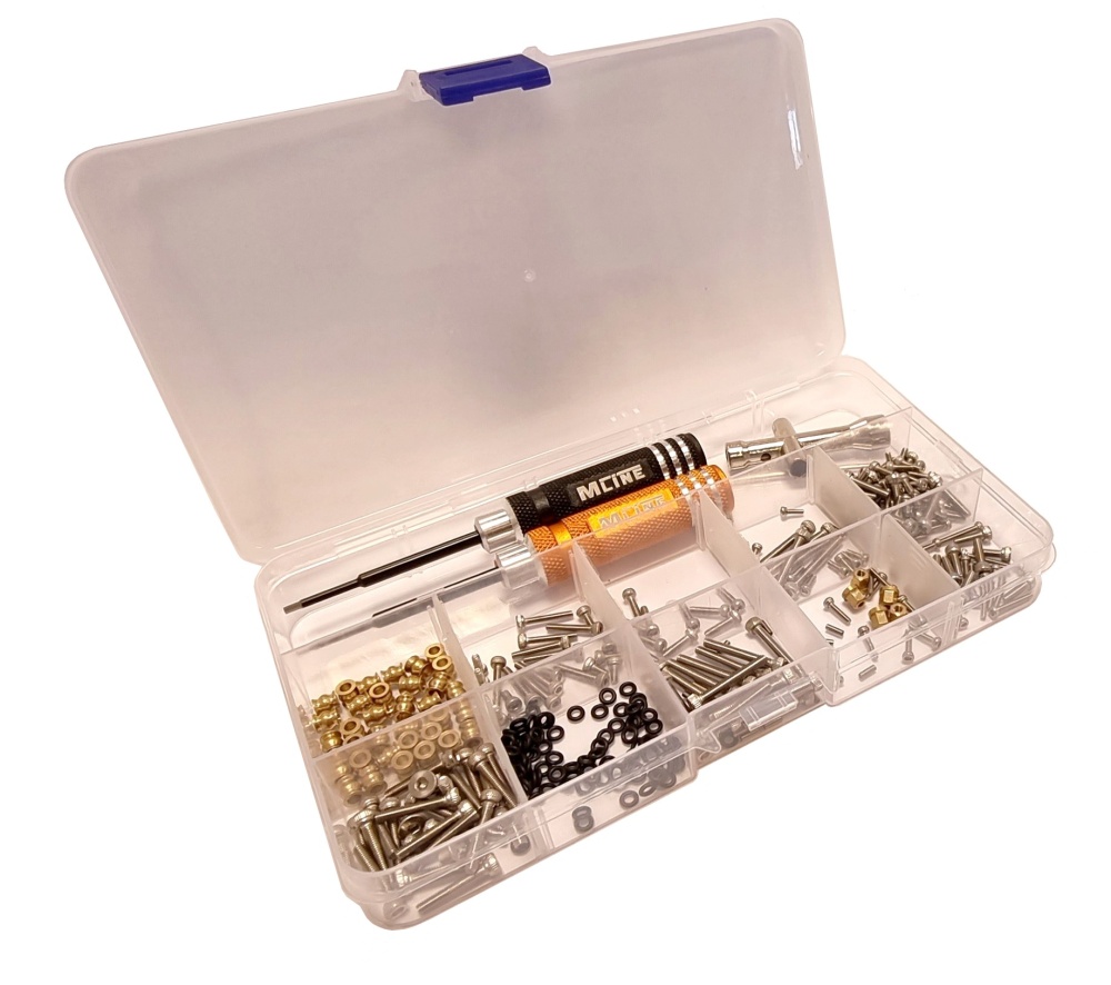MLine Schraubenbox / Kleinteilebox 289 Teile inkl. Werkzeug