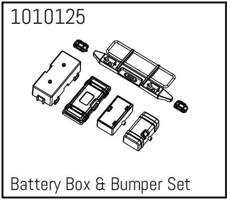 Absima T-Hunter Batteriekasten und Stoßstangen-Set
