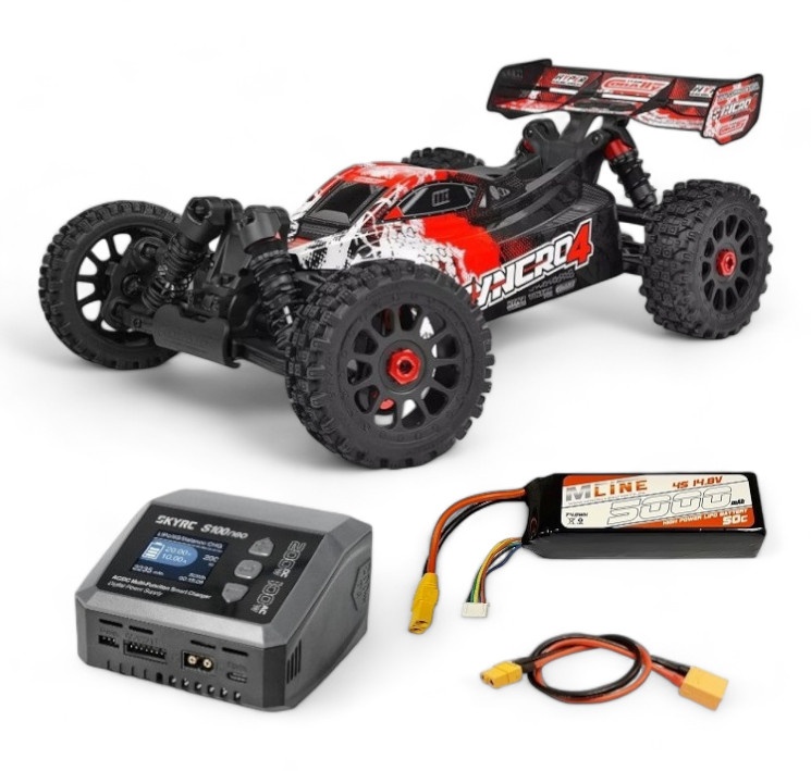 Team Corally - SYNCRO-4 - RTR - Rot - Brushless Power 3-4S