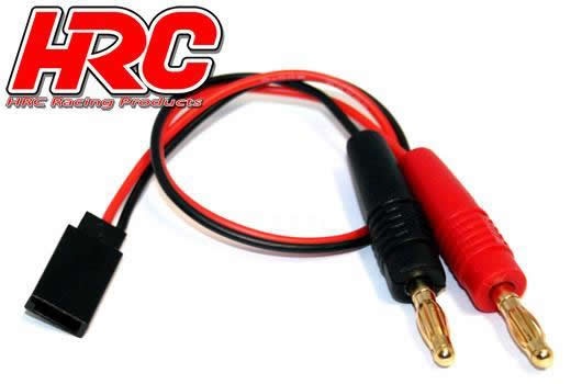 HRC Racing Ladekabel - Gold - Banana Plug zu Empfängerakku