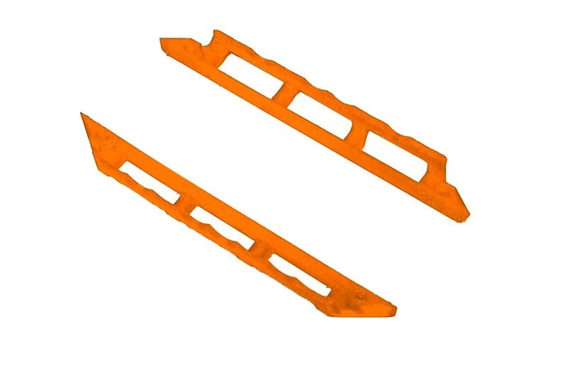 JS-Parts Sidebar ultraflex für Traxxas Maxx orange