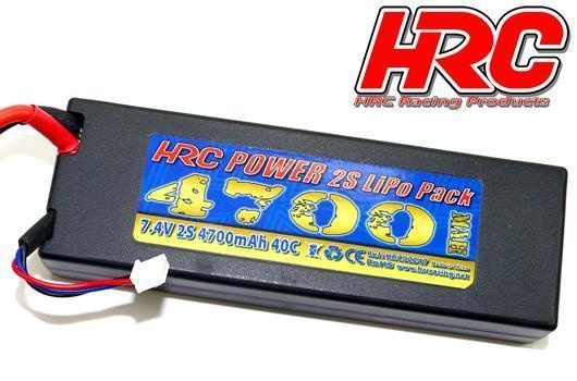 HRC Racing Akku - LiPo 2S - 7.4V 4700mAh 40C - RC Car -