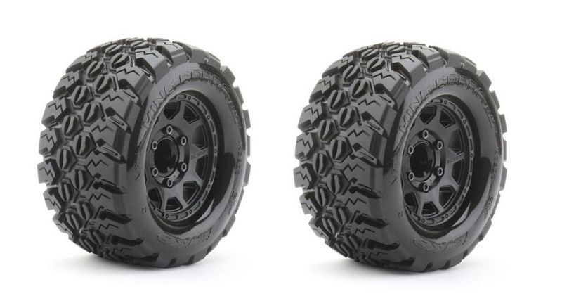 JETKO EX Tyre MT King Cobra Black Wheel 2.8 Traxxas