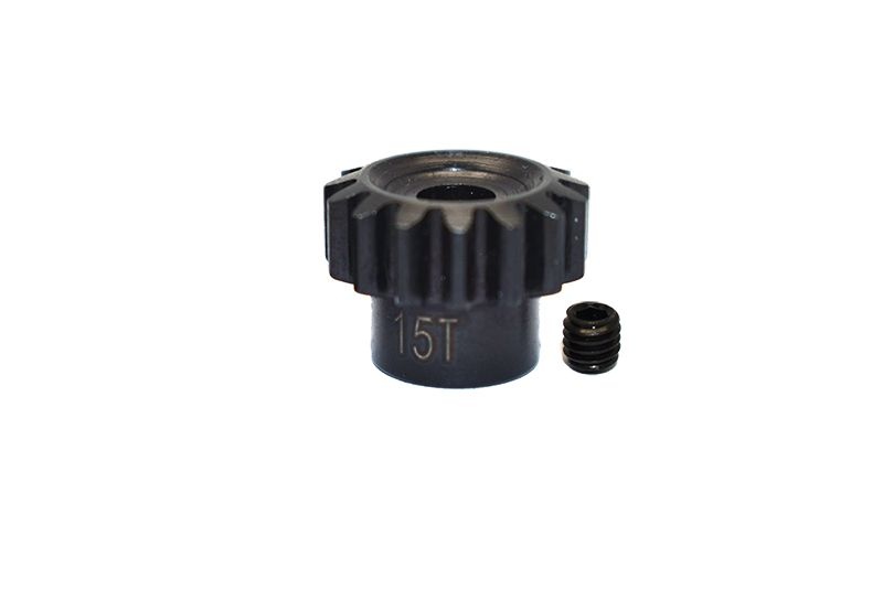 GPM High Carbon Steel Motor Gear 15T- 2PC Set for