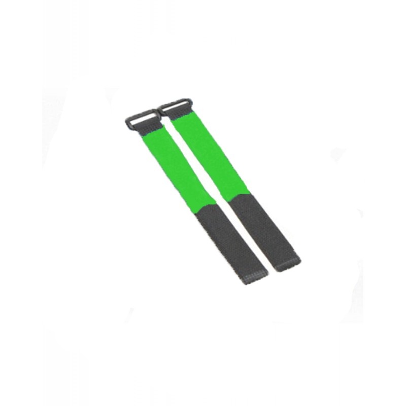 Flexytub Klettband Nylon 27cm x2cm grün (2 Stück)