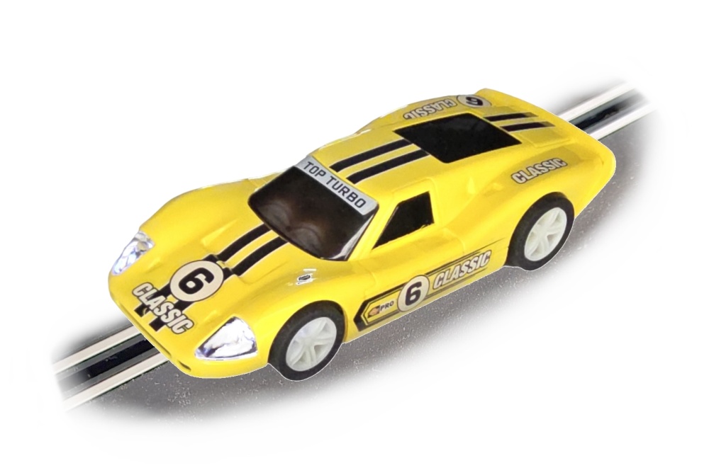 Joysway für Carrera Go !!! Car SuperFun-Classic 6 gelb