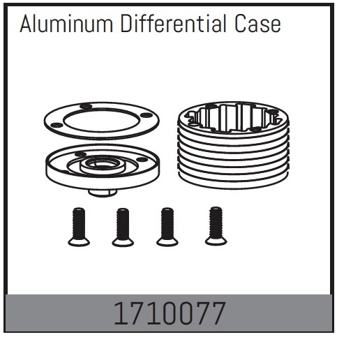Absima Aluminium Differentialgehäuse
