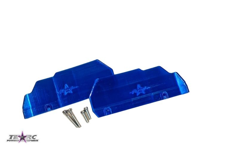 JS-Parts ultraflex Mudguards Traxxas Sledge (2) blau