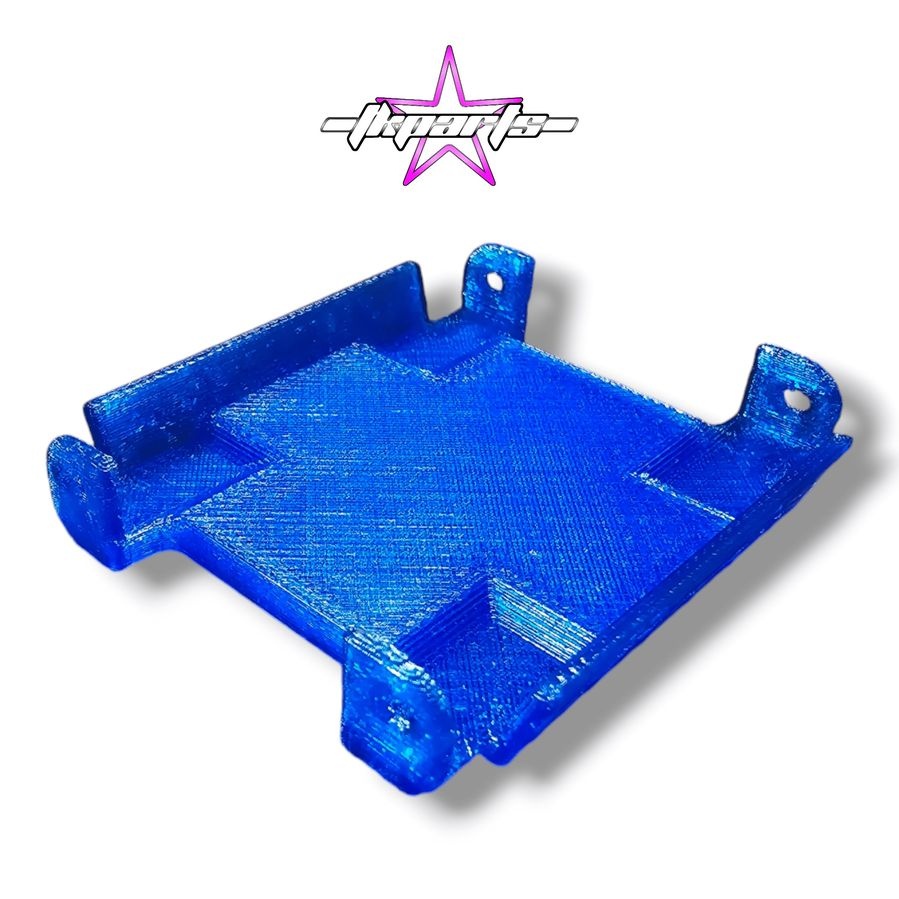 JS-Parts ultraflex Skidplatte Mitte für Mini-LMT 1:18 blau