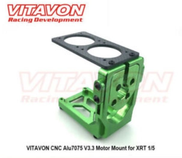 Vitavon Motorhalter mit Schlitten - grün - nur XRT - Set