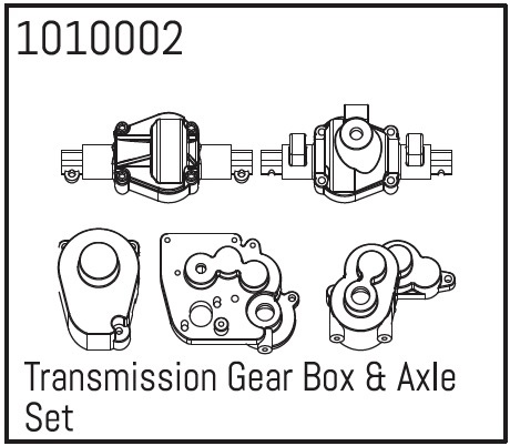 Absima Transmission Gear Box und Axle Set
