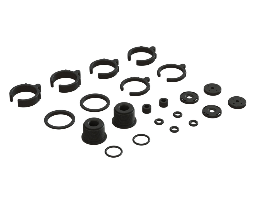 Arrma Verbundstoff-Stoßdämpferteile & O-Ring-Set (2 Stoß-