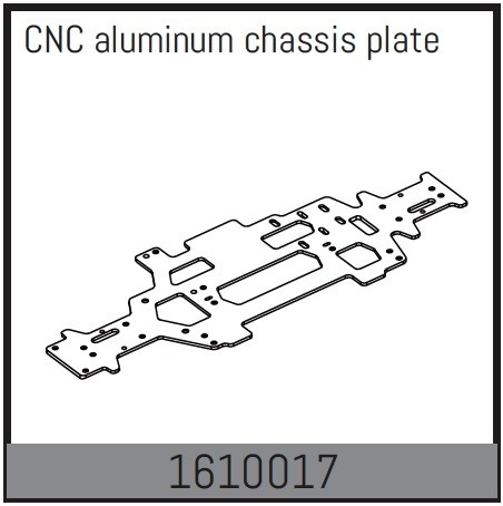 Absima CNC Aluminum Chassis Plate