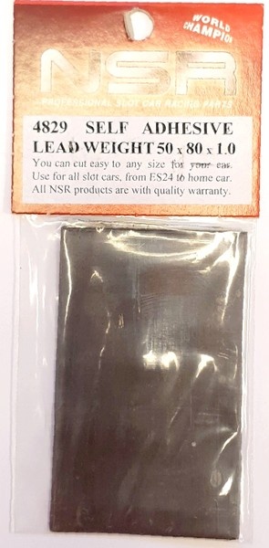 NSR Self adhesive weight 50x80x1mm /