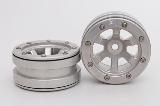 Metsafil Beadlock Wheels PT- Claw Silber/Silber 1.9 (2 Stk)